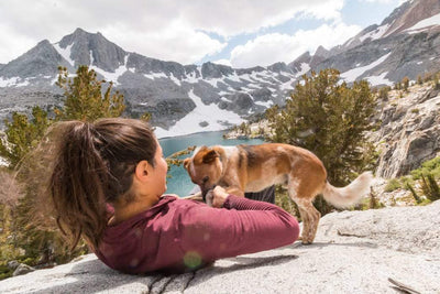 Rodi and I enjoy the views and some playtime on the trail in California. Jenna Herzog