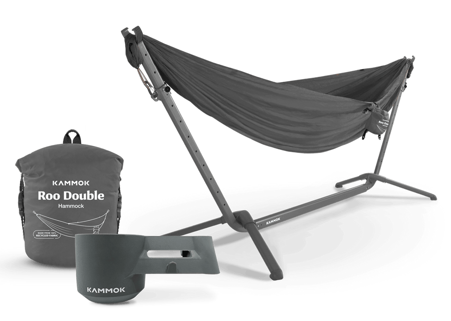 Kammok Bundle Swiftlet Hammock Stand Bundle Granite Gray / Granite Gray