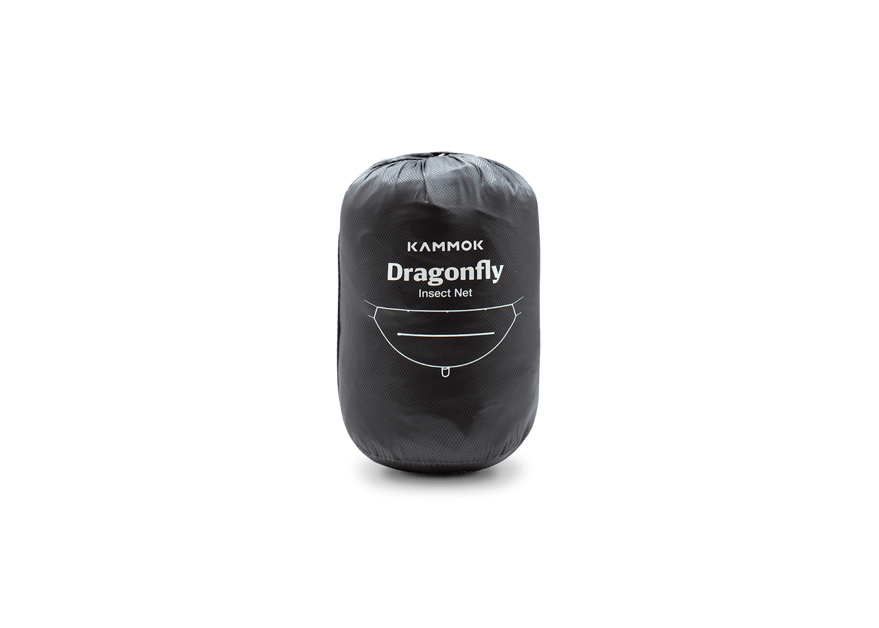 Kammok Insect Net Dragonfly inside storage bag.