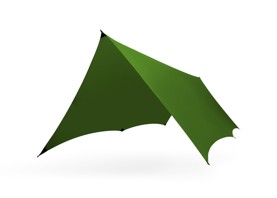Studio Image of Kammok Weather Shelter Kuhli UL Moss Green