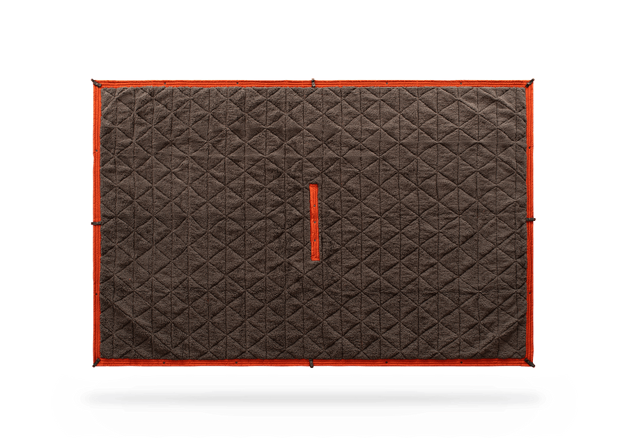 Studio Image of a the backside of a Kammok Blanket Mountain Blanket