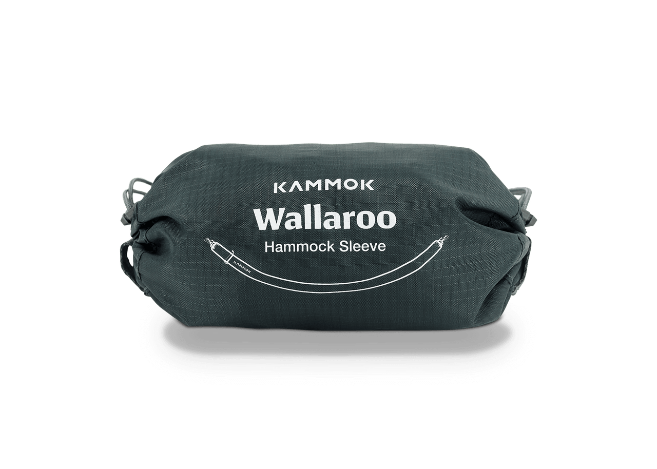 Kammok Wallaroo Hammock Sleeve in storage bag.